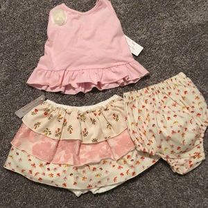 NWT magpie & mable spring 16 Top, skirt & bloomers
